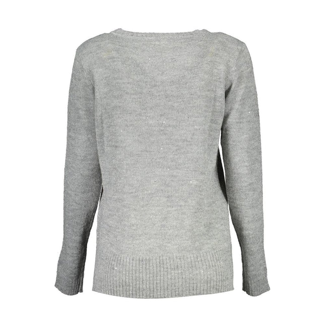 U.S. POLO ASSN. Argento Acrylic Women's Sweater
