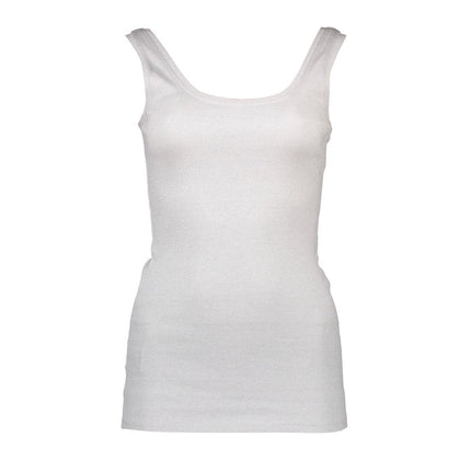 Silvian Heach Bianco Cotton Women T-Shirt