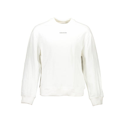 Calvin Klein Bianco Cotton Mens Sweatshirt