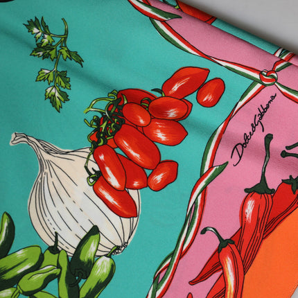Dolce & Gabbana Multicolor Floral Silk Sleeveless Tank Top