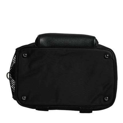 Dolce & Gabbana Black Shoulder Strap Pet Carry Logo Plaque Bag