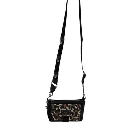 Dolce & Gabbana Multicolor Leopard Jacquard Crossbody Bag