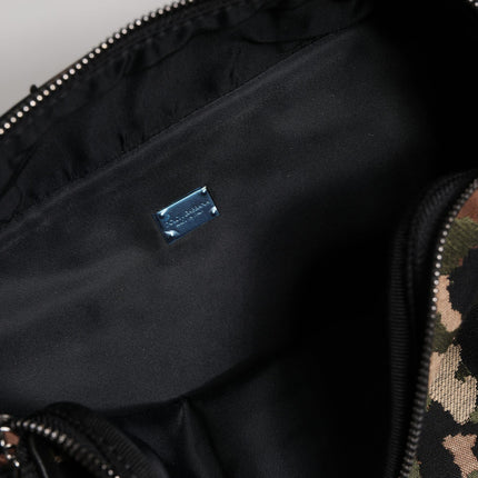 Dolce & Gabbana Multicolor Leopard DG Logo Belt Waist Fanny Pack Bag