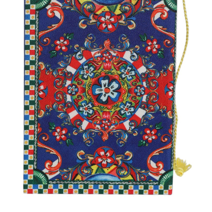 Dolce & Gabbana Multicolor Polyester Carretto Siciliano Print Notebook