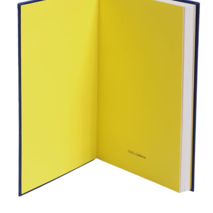Dolce & Gabbana Multicolor Polyester Carretto Siciliano Print Notebook
