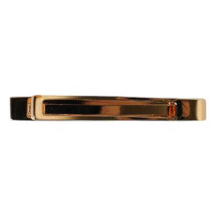 Dolce & Gabbana Gold Tone Brass Logo Branded Tie Clip Bar