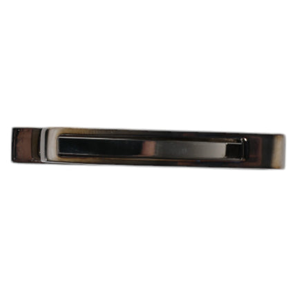Dolce & Gabbana Black Tone Brass Logo Branded Tie Clip Bar