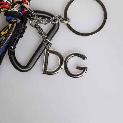 Dolce & Gabbana Multicolor Braided Rope Logo Bag Shoulder Strap