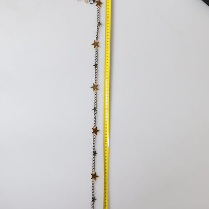 Dolce & Gabbana Silver Gold Brass Embellished Waist Chain Belt