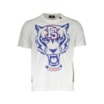 Plein Sport White Cotton T-Shirt