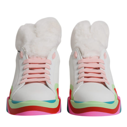 Dolce & Gabbana Multicolor Low Top Trainers Sneakers Shoes