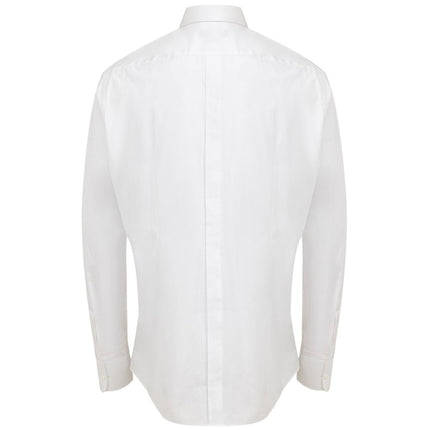 Dolce & Gabbana White Cotton Dress Shirt