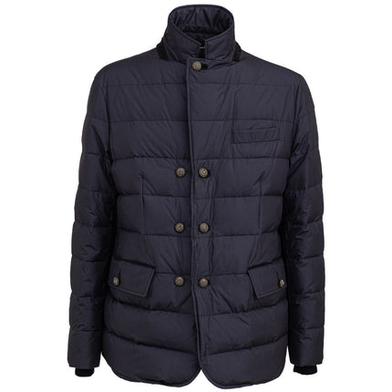Dolce & Gabbana Blue Polyester Coat