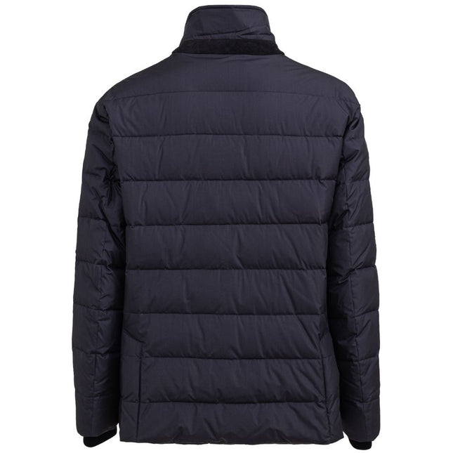 Dolce & Gabbana Blue Polyester Coat