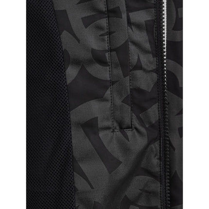 Dolce & Gabbana Black Polyester Shell Jacket