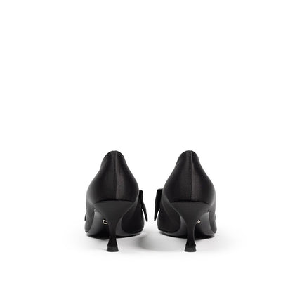 Dolce & Gabbana Black Viscose Pumps