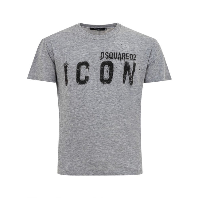 Dsquared² Gray Cotton T-Shirt