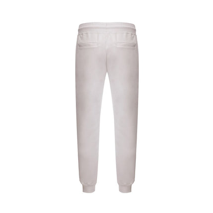 GCDS White Cotton Athletic Pants