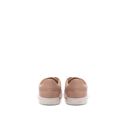 Bally Pink Fabric And Leather Low Top Sneakers