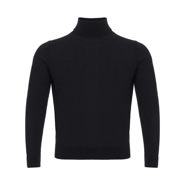 Colombo Black Cashmere Turtleneck