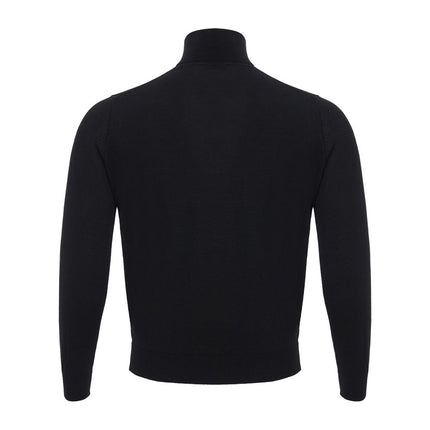 Colombo Black Cashmere Turtleneck