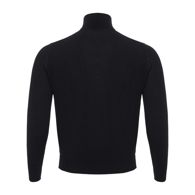 Colombo Black Cashmere Turtleneck