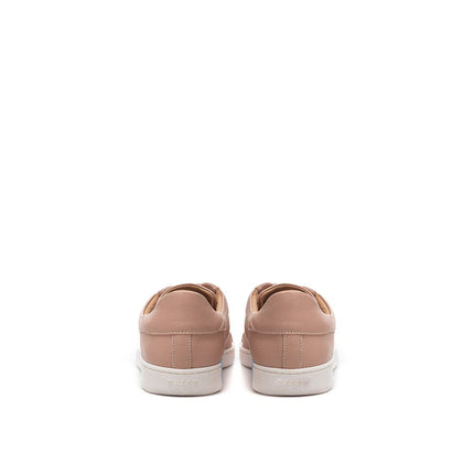 Bally Pink Leather Low Top Sneakers
