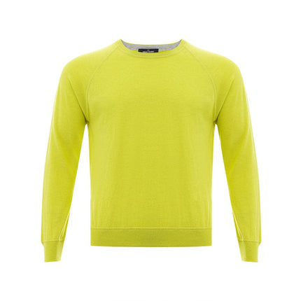 Gran Sasso Yellow Cotton Sweatshirt