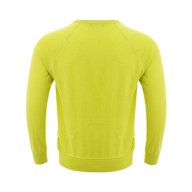Gran Sasso Yellow Cotton Sweatshirt