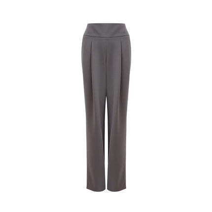 Lardini Gray Wool Casual Pants