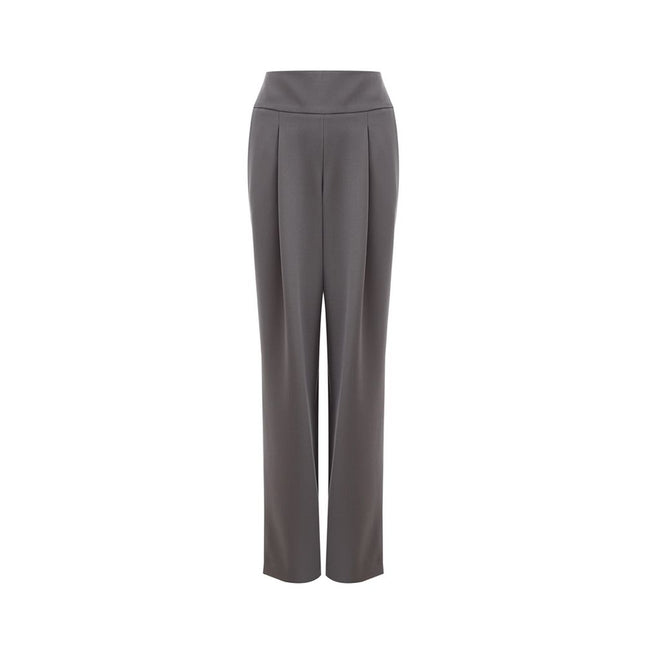 Lardini Gray Wool Casual Pants
