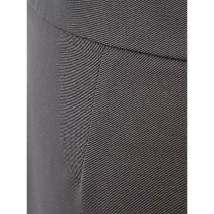 Lardini Gray Wool Casual Pants