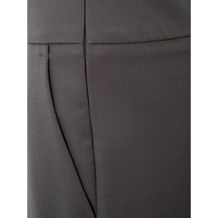 Lardini Gray Wool Casual Pants