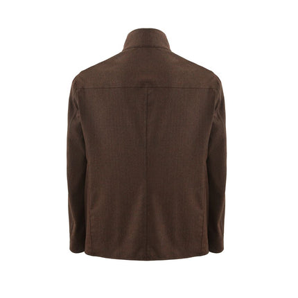 Lardini Blue Wool Coat