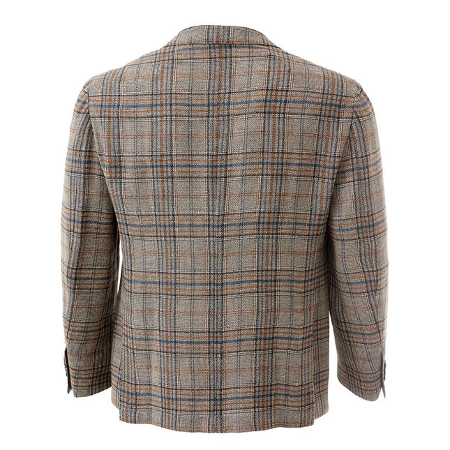 Lardini Multicolor Linen Blazer