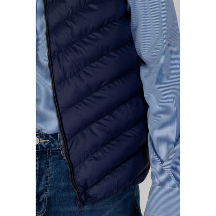 U.S. POLO ASSN. Blue Polyamide Sleeveless Jacket