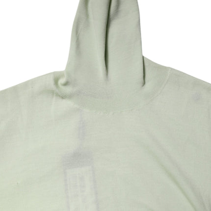 Dolce & Gabbana Light Green Wool Turtleneck Pullover Sweater