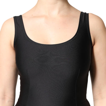 Dolce & Gabbana Black Sleeveless Bodycon Women Jumpsuit Dress