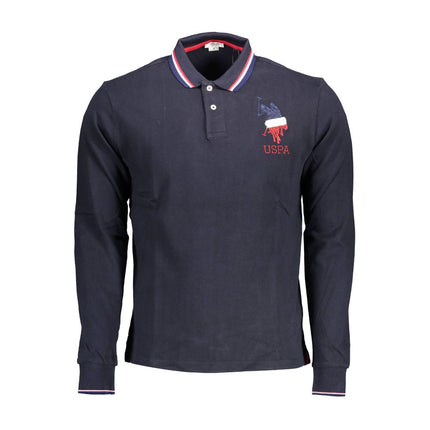 U.S. POLO ASSN. Blue Cotton Men's Polo Shirt