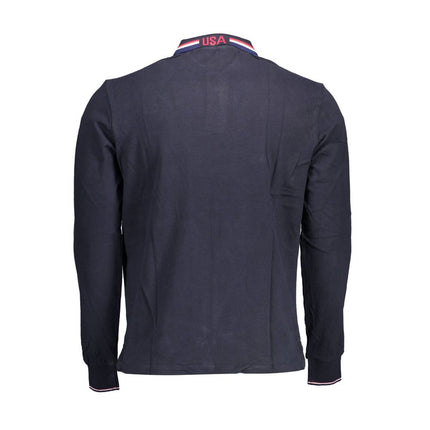 U.S. POLO ASSN. Blue Cotton Men's Polo Shirt