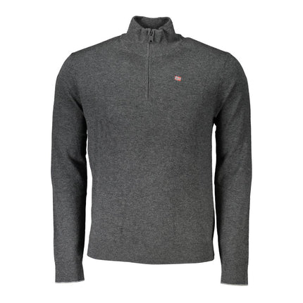 Napapijri Grigio Tessuto Men Sweater