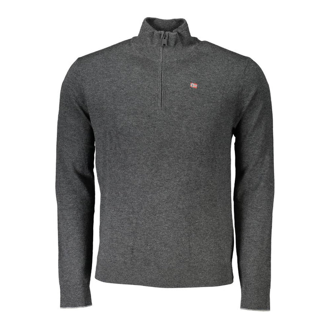 Napapijri Grigio Tessuto Men Sweater