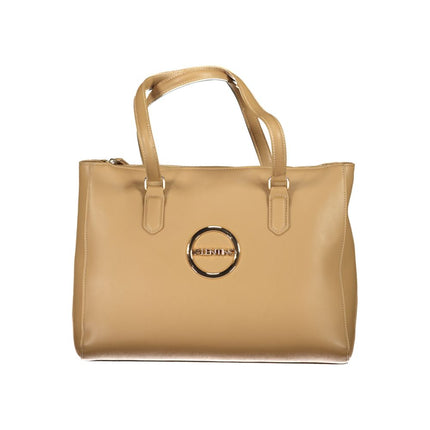 Mario Valentino Beige Polyurethane Women's Bag