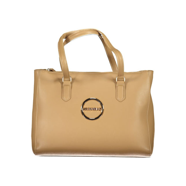 Mario Valentino Beige Polyurethane Women's Bag