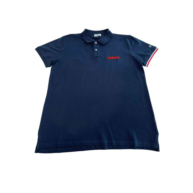 Iceberg Blue Cotton Men Polo Shirt Iceberg