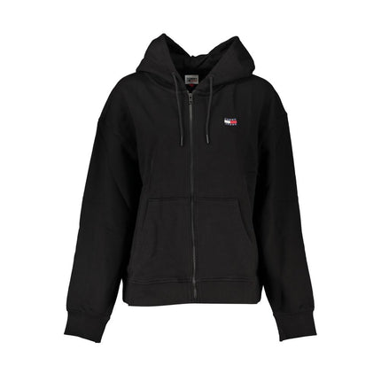 Tommy Hilfiger Black Cotton Women Sweatshirt