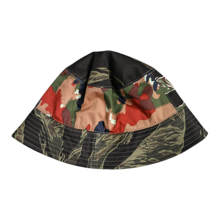 Dolce & Gabbana Multicolor DG Plaque Wide Brim Bucket Hat