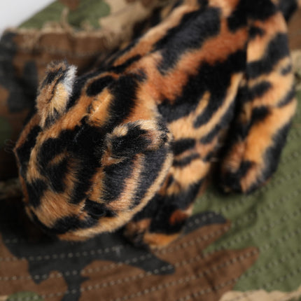 Dolce & Gabbana Multicolor Leopard Embellish Wide Brim Bucket Hat