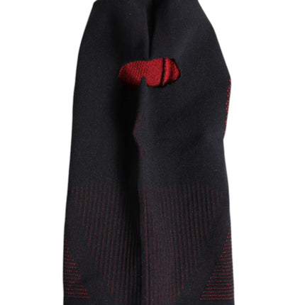 Dolce & Gabbana Black Cotton Knitted Ski Mask Balaclava Hat