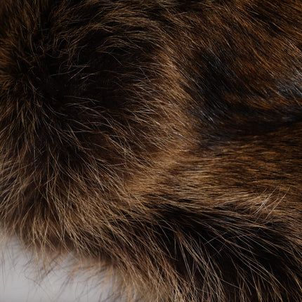 Dolce & Gabbana Brown Fur Women Bucket Hat